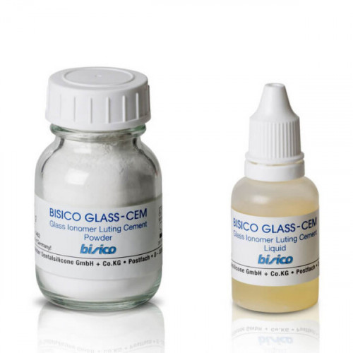 BISICO GLASS CEM Luting Cement (Liquid and Powder)