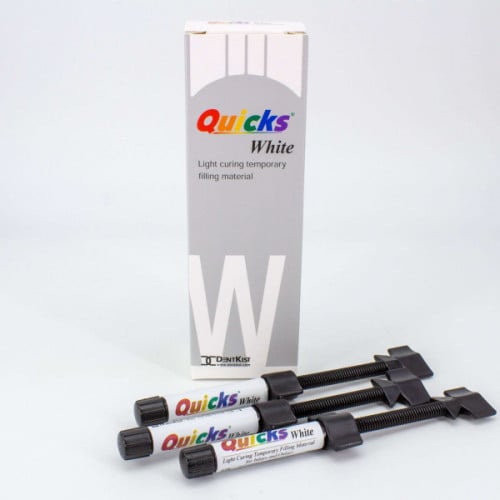 Quicks, Temporary Light Cure Filling Material, Whi...