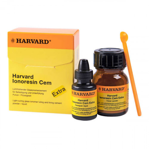 Harvard Ionoresin Cem Extra, (15g Powder + 10ml Li...