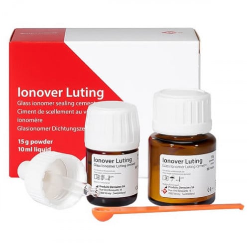 IONOVER Luting Glass Ionomer, 15g Powder + 10ml Li...