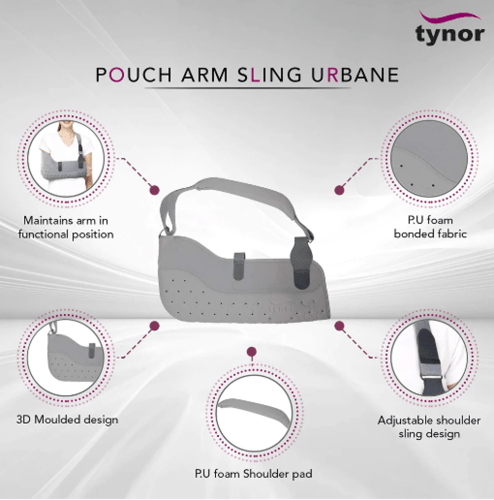 Pouch Arm Sling Urbane-تينور حامل ذراع مبطن