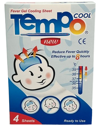 تيمبو كول لاصق جل خافض درجة الحرارة للأطفال tempo...