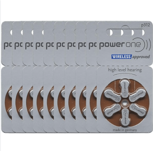 بطاريات للأجهزة المساعدة على السمع power one