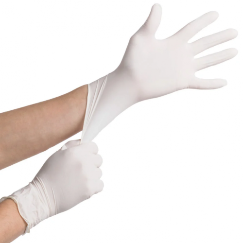 كفوف لاتكس بدون بودره Latex Gloves