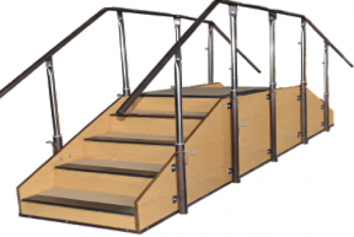 درج تدريب مستقيم Straight Training Staircase