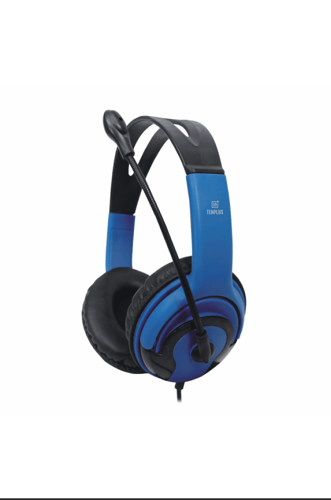 TEN PLUS - سماعة رأس سلكية مع مايكروفون جانبي - مت...