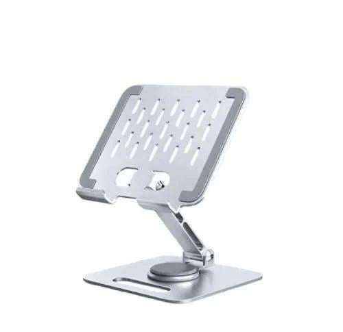 حامل لابتوب المنيوم قابل للدوران - فضي - YOUFO