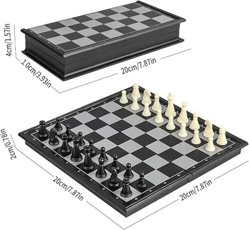 شطرنج لوح مغناطيسي قابل للطي - ENGTEN