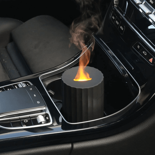 فوّاحة عطرية أنيقة إضاءة اللهب - أسود - VERTIK