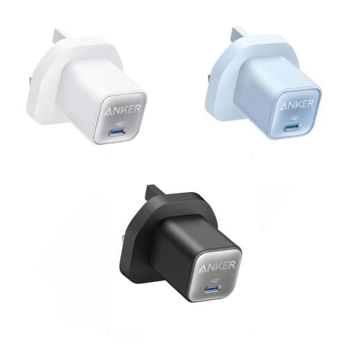 ANKER - فيش 30 واط شحن سريع بمنفذ USB-C - أبيض