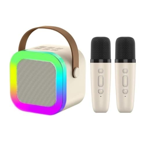 جهاز كاريوكي للأطفال مكبر صوت بلوتوث محمول مع ميكر...