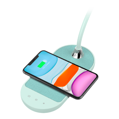 مصباح مكتبي وشاحن لاسلكي Q.LEDflex - متعدد الالوان...