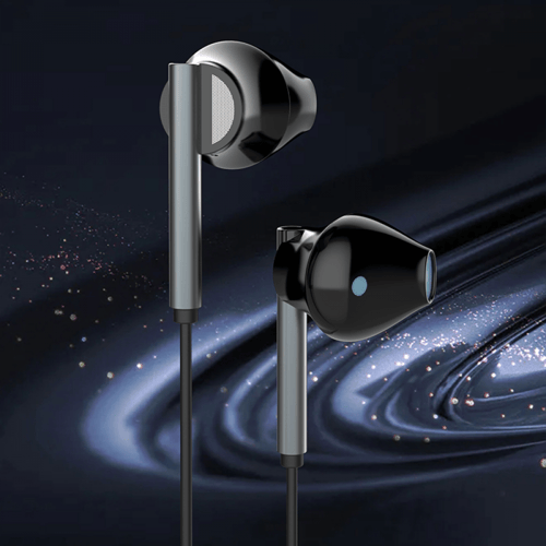 سماعة اذن سلكية منفذ التايب سي - أسود - LEVORE