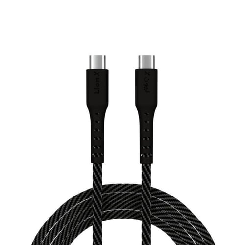 مجموعة كيابل شحن من تايب سي إلى تايب سي من - LionX