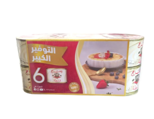 التاج قشطة الاصلية 6*155غم