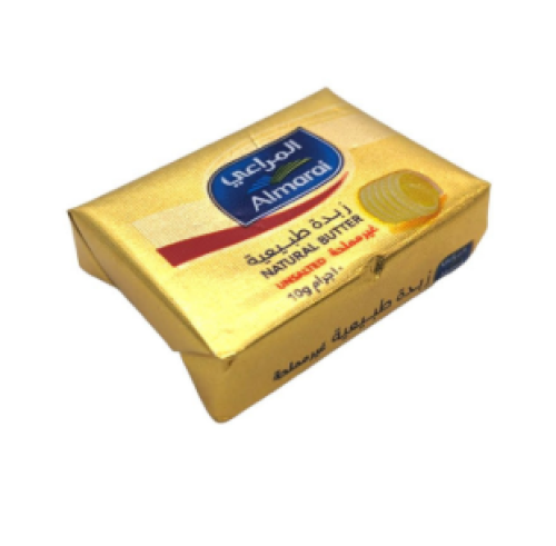 المراعي زبدة غير مملحة 10غم