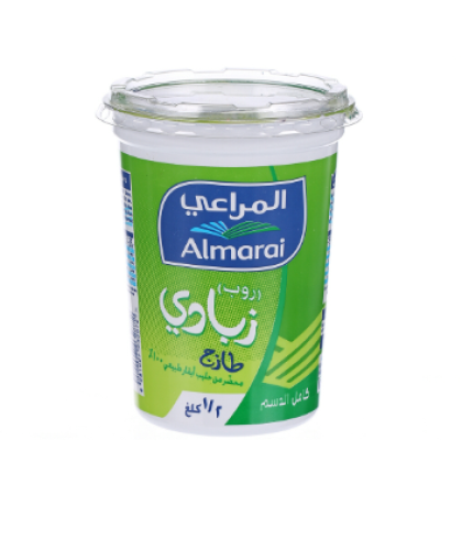 المراعي زبادي كامل الدسم 1/2 كغ