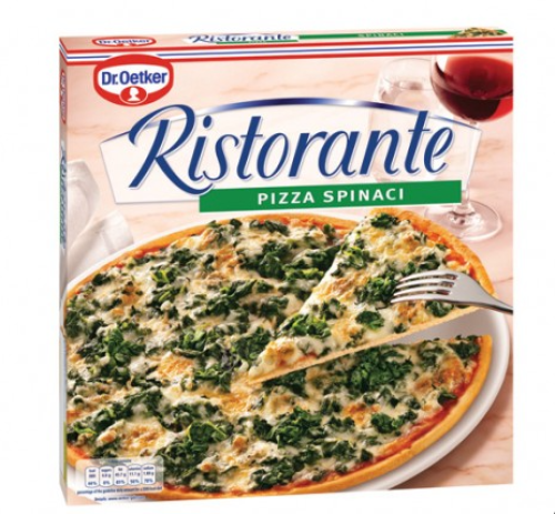 ريستورانتي بيتزا بالسبانخ 390غم