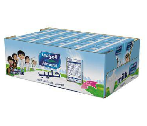 المراعي نجووم حليب سادة 18*150مل