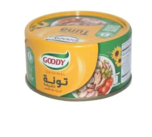 قودي تونة خفيفة ف زيت دوار الشمس 140غم