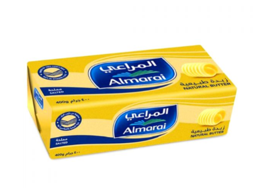 المراعي زبدة طبيعية مملحة 400غم