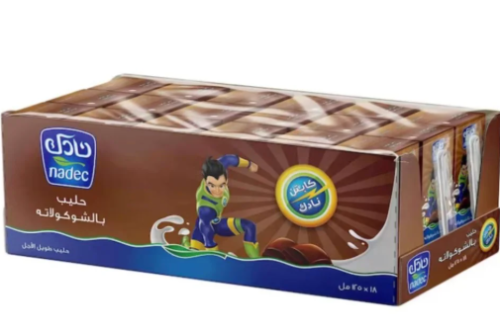 نادك حليب نكهة شوكولاتة 18*125مل