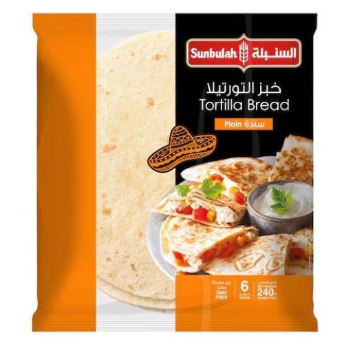 السنبلة خبز التورتيلا سادة 240غم