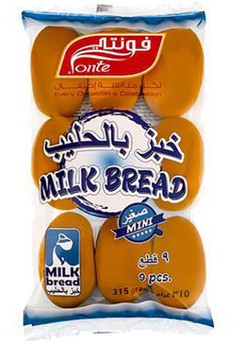 فونتي خبز بالحليب 9 قطع 315غم