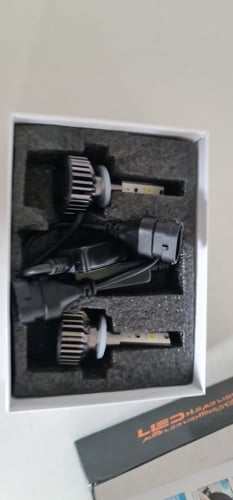 ليد H8 ثلاث الوان صفر شمسي ابيض