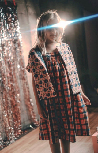 PLAID DRESS