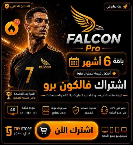 اشتراك فالكون 6 اشهر
