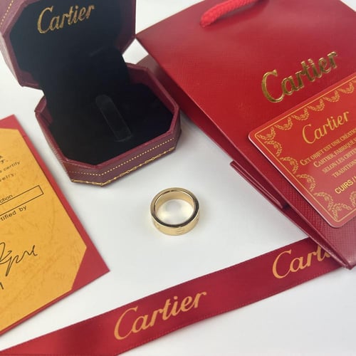 خاتم كارتير فضي نسائي