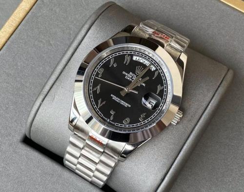 ساعة رولكس أويستر بربتشوال داي ديت مينا أسود