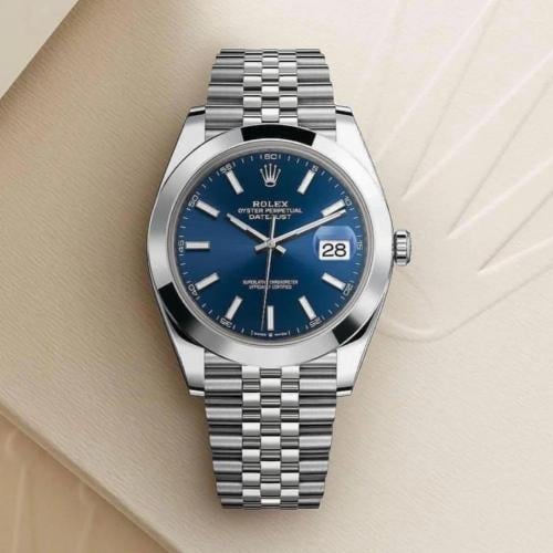 ساعة رولكس ديت جست اتوماتيك رجالي اطار ناعم