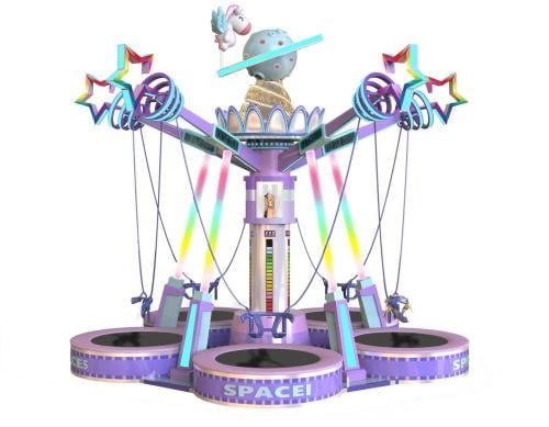 لعبة البانجي كبيرة :ترامبولين بنجي بأربعة منصات ال...