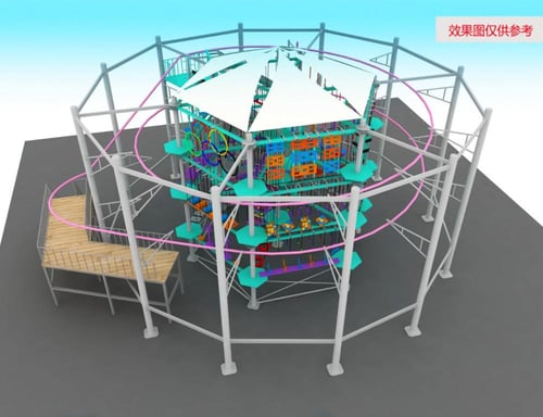 برج مغامرات دائري 1