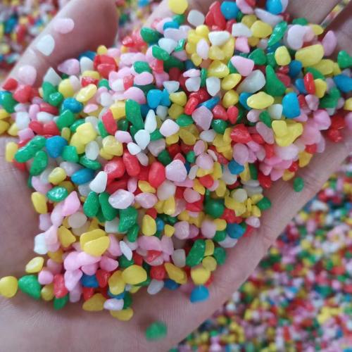 حصى طبيعي ملون 25 كيلو