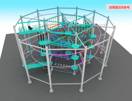 برج مغامرات دائري 1