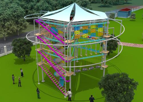 برج المغامرات مع تلفريك على حسب الطلب