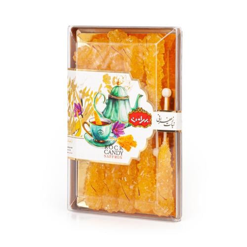 اعواد سكر النبات بالزعفران