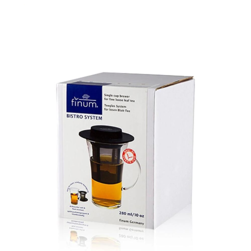 كاسة شاي زجاج 280مللي مع فلتر