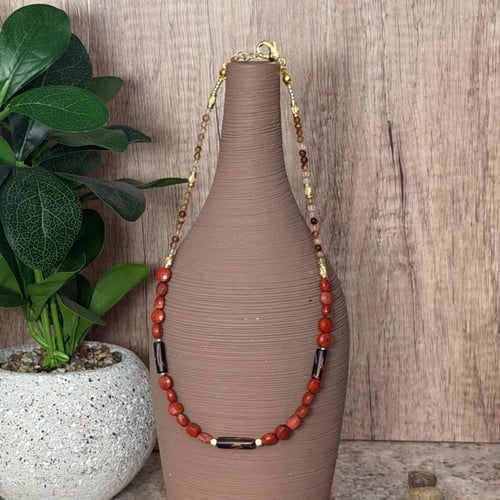 قلادة السليماني واليسر والعقيق الطبيعي – قوة، تواز...