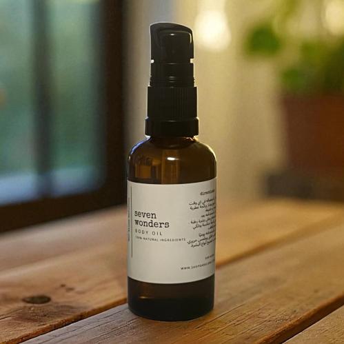 زيت الجسم seven wonders طبيعي ١٠٠٪
