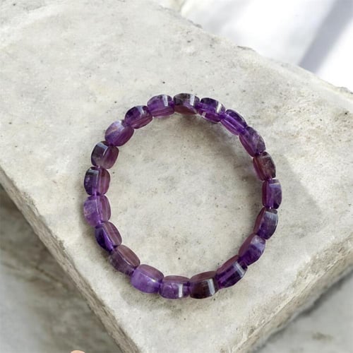 إسوارة الأماثيست – طاقة الصفاء والهدوء بأحجار طبيع...