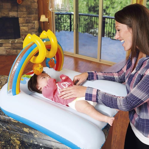 فرشة طفل نفخ مع ملاهي وجوانب