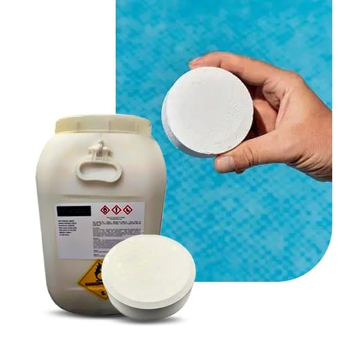 أقراص كلور ابيض 90% - 50KG