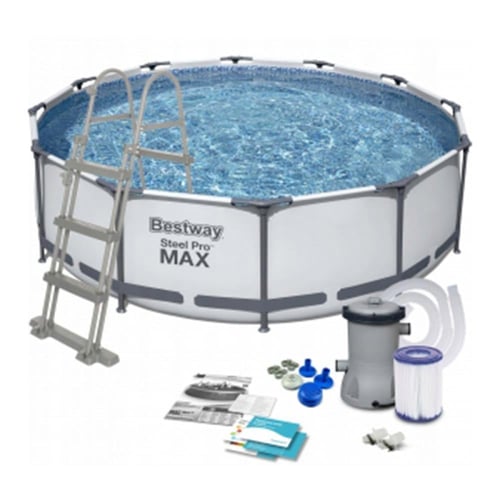 مسبح شراع فريم دائري مع فلتر وسلم