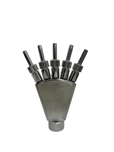 فوهة نافورة كف ستيل