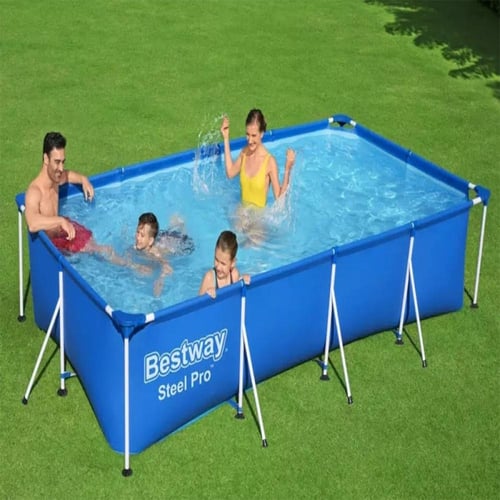 مسبح شراع فريم مستطيل مع فلتر