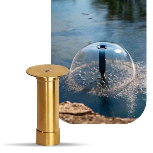 فوهة نافورة نحاس بسنة داخلية وخارجيه